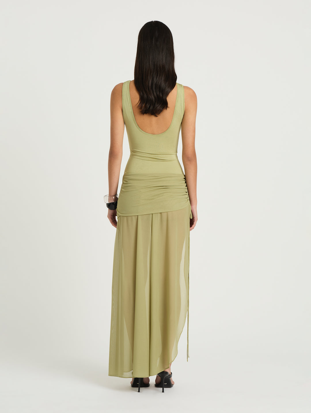 Hire BENNI Addison Maxi Dress in Pistachio
