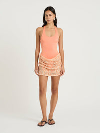 Hire BENNI Ariel Mini Dress in Aperol
