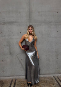 Hire HANSEN & GRETEL Kitty Slip Dress in Mercury