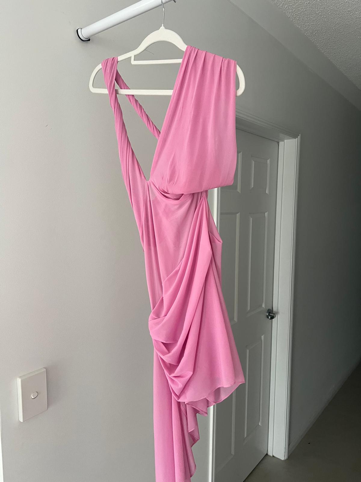 Hire RONNY KOBO Izel Dress in Carnation Pink