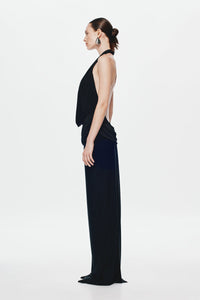 Hire MISHA Vanessa Jersey Maxi Dress in Black