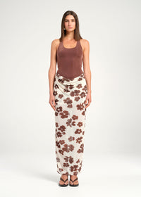 Hire BENNI Jade Piper Maxi Dress in Coco Blossom