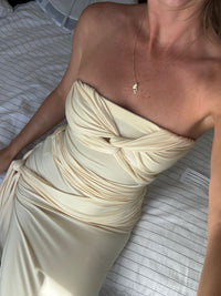 Hire NATALIE ROLT Miranda Gown in Lighter Lemon Yellow