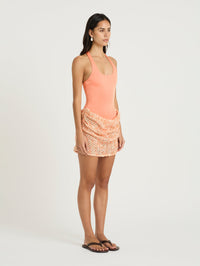 Hire BENNI Ariel Mini Dress in Aperol