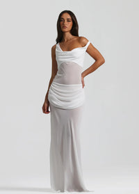 Hire NATALIE ROLT Cadence Gown in White