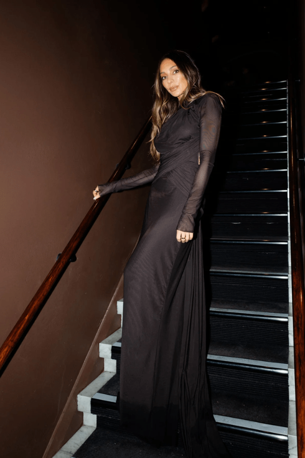 Hire EFFIE KATS Monaco Gown in Chocolate Brown
