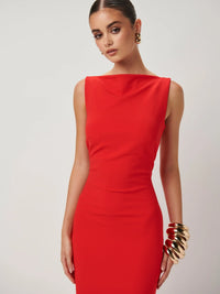 Hire EFFIE KATS Verona Gown in Cherry Red