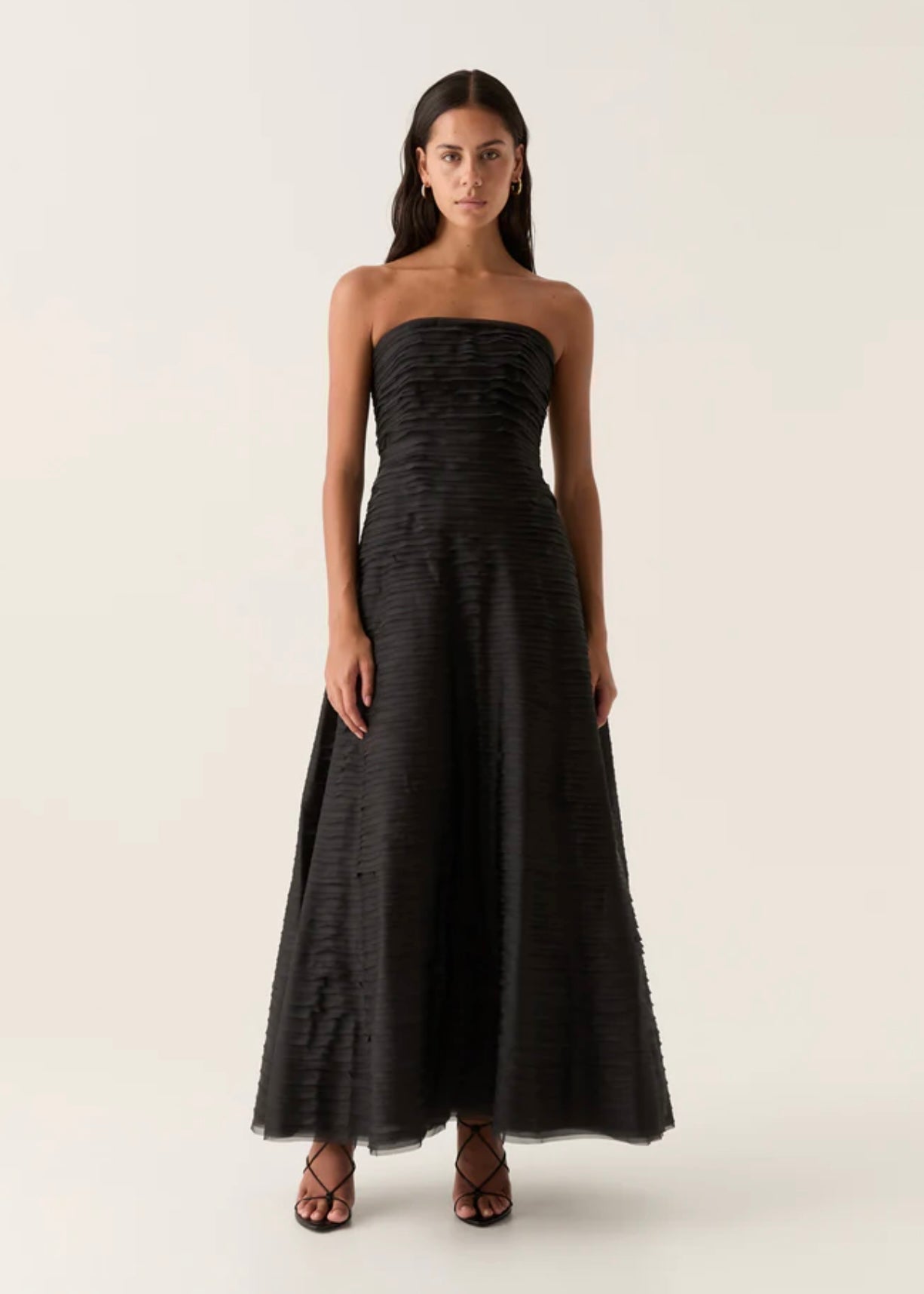 Hire AJE Soundscape Maxi Dress in Black