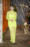 Hire ELIYA Kallum Gown Lime Green