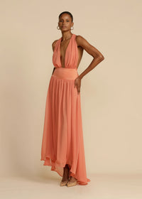 Hire ARCINA ORI Serena Dress in Coral