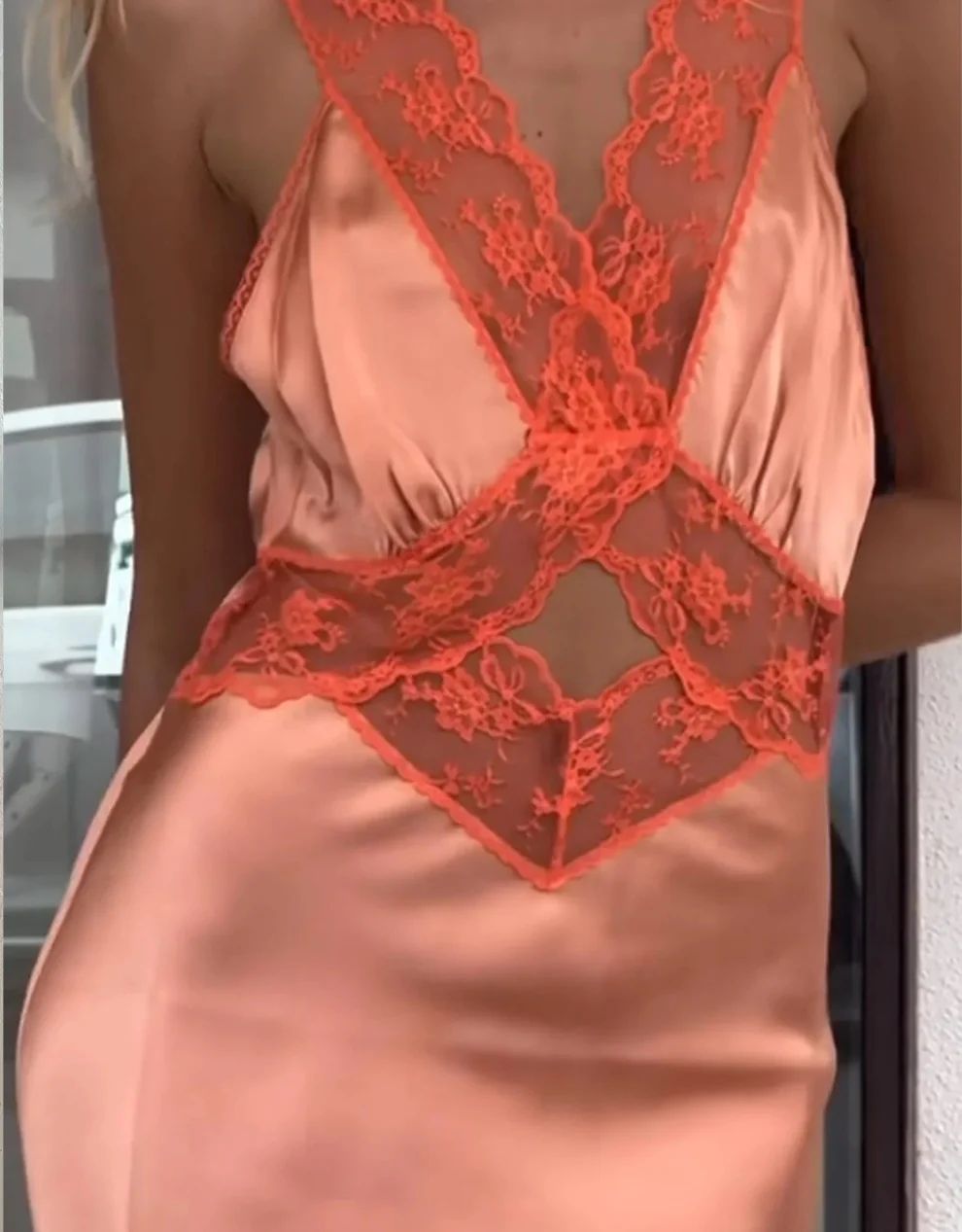 Hire SIR THE LABEL Aries Cut Out Gown in Peach