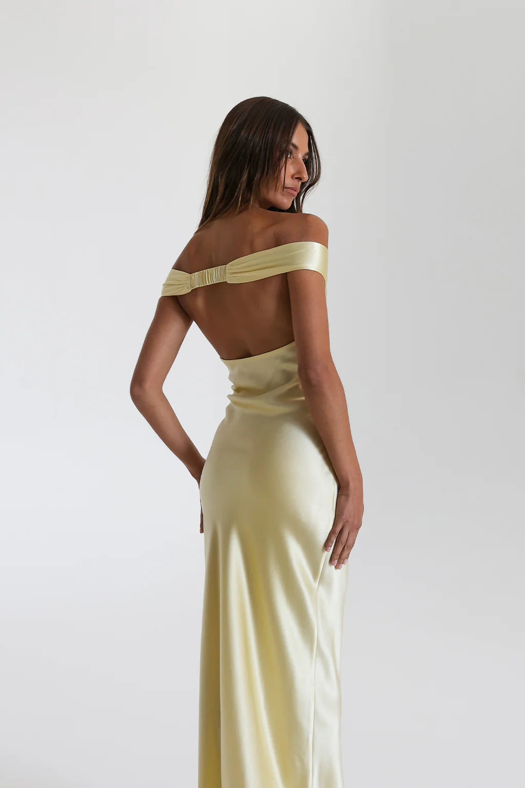 Hire NATALIE ROLT Bridget Dress in Lemon