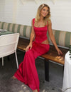 Hire I AM DELILAH. Valerie Set Corset and Maxi Skirt Cherry Red