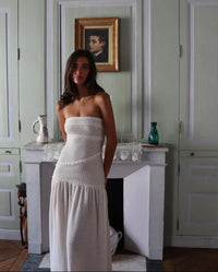 Hire FAIT PAR FOUTCH Colette Dress in Ivory