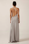 Hire ANCE GRIA Gaia Gown Dress in Silver Blue