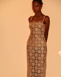 Hire ARCINA ORI Kendra Dress in Gold