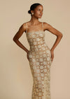 Hire ARCINA ORI Kendra Dress in Gold