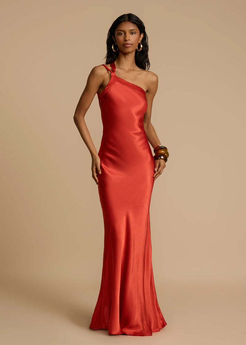 Hire ARCINA ORI Monique Dress in Rust Red