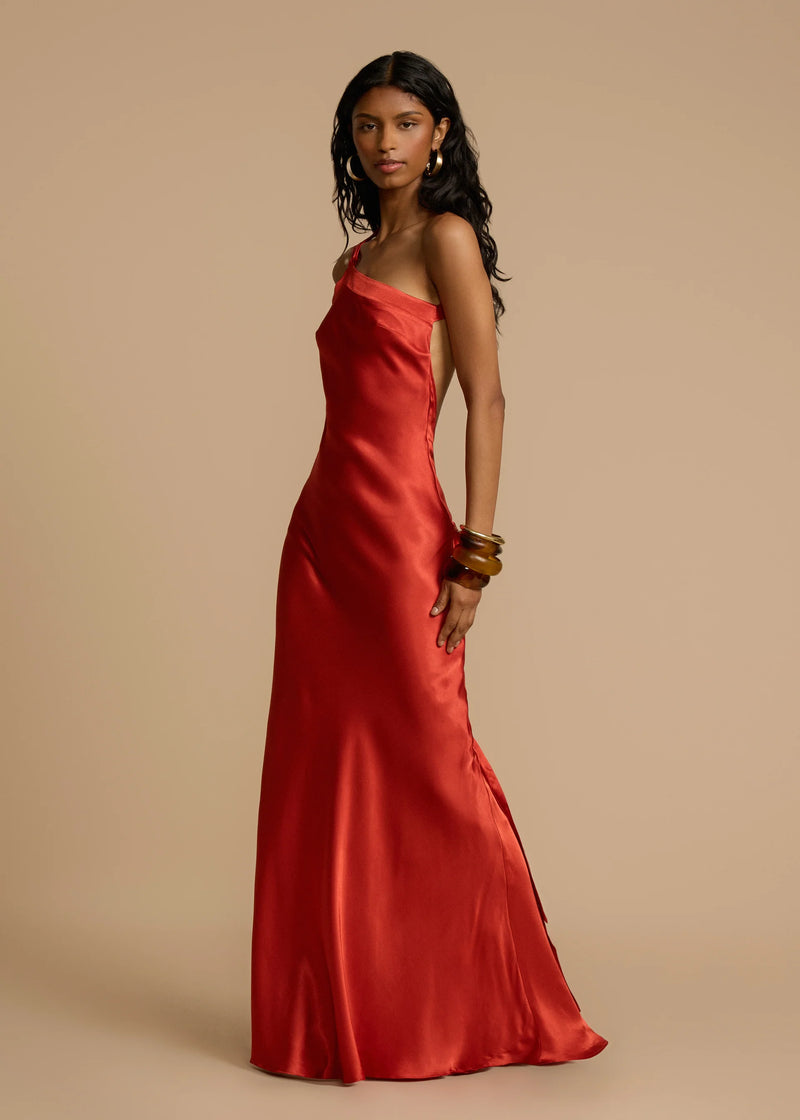 Hire ARCINA ORI Monique Dress in Rust Red