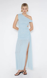 Hire BEC + BRIDGE Victoria Asym Dress in Sky Blue