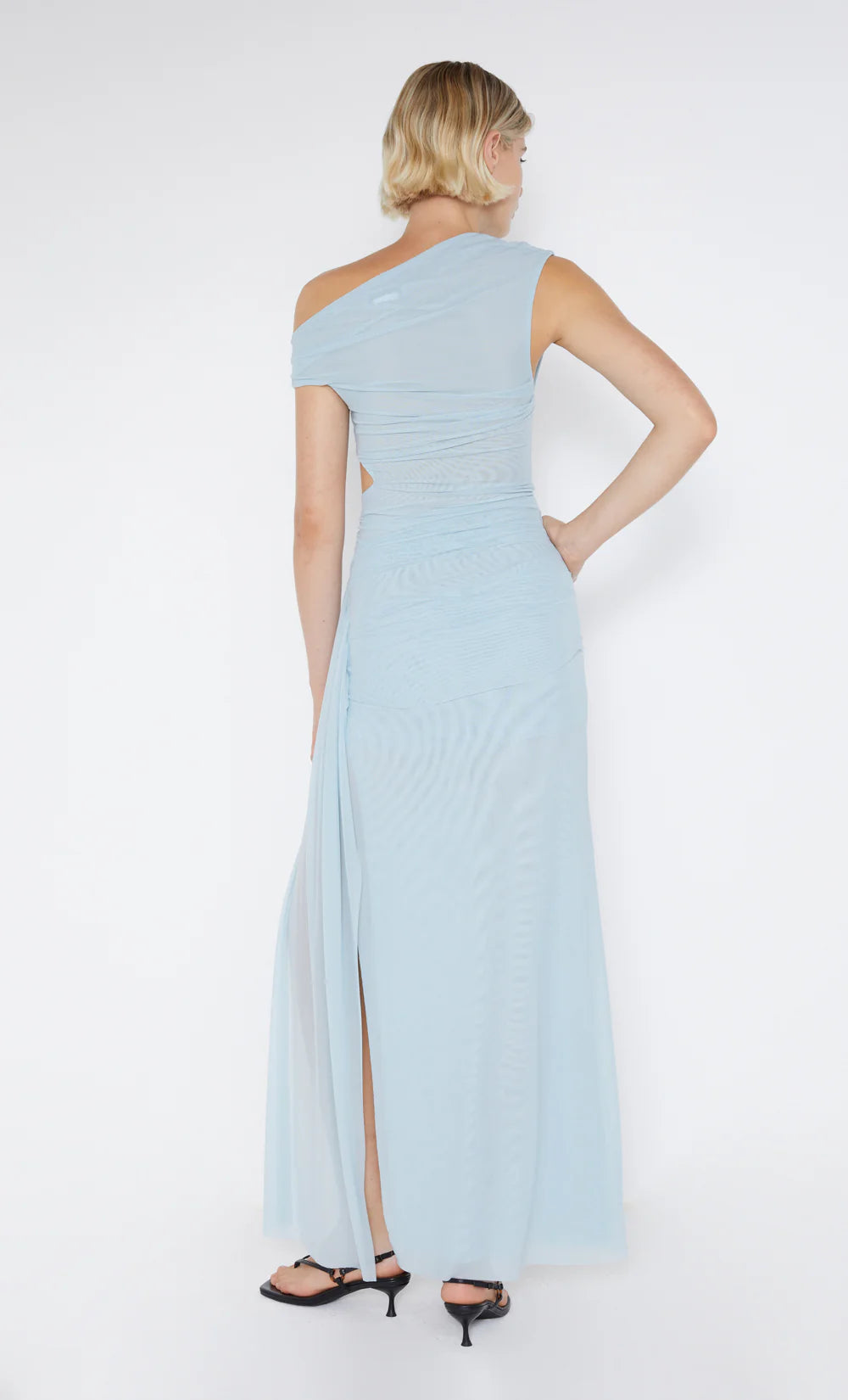 Hire BEC BRIDGE Victoria Asym Dress in Sky Blue TheOnlyDress Hire