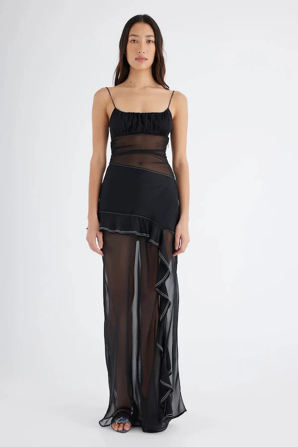 Hire BENNI Delilah Maxi Dress in Black