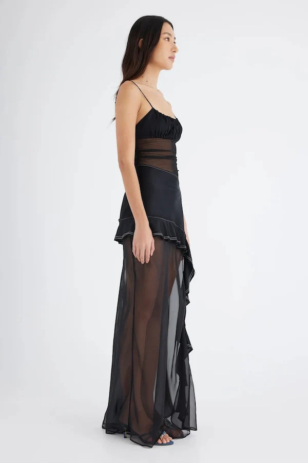 Hire BENNI Delilah Maxi Dress in Black