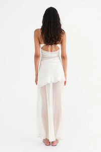 Hire BENNI Delilah Maxi Dress in Off White