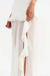 Hire BENNI Delilah Maxi Dress in Off White