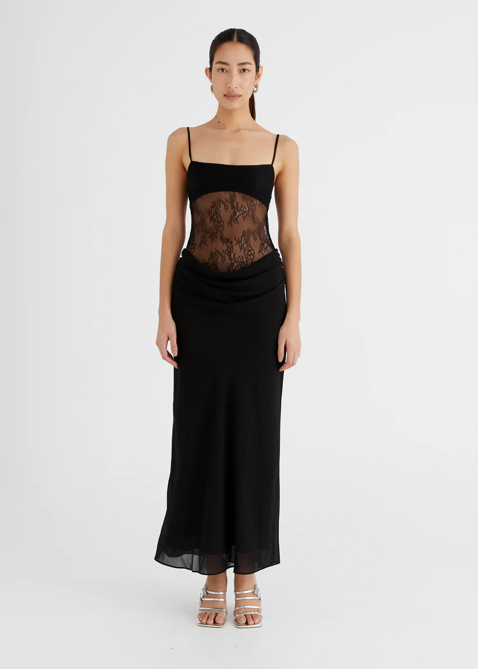 Hire BENNI Gabriel Maxi Dress in Black