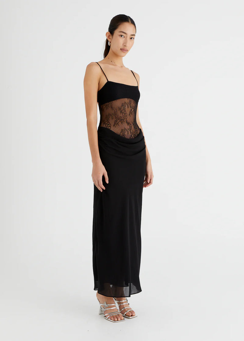 Hire BENNI Gabriel Maxi Dress in Black