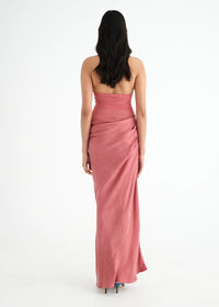 Hire BENNI Gina Maxi Dress in Rose Pink