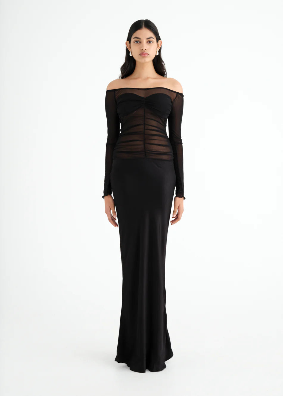 Hire BENNI Mayan Maxi Dress in Black