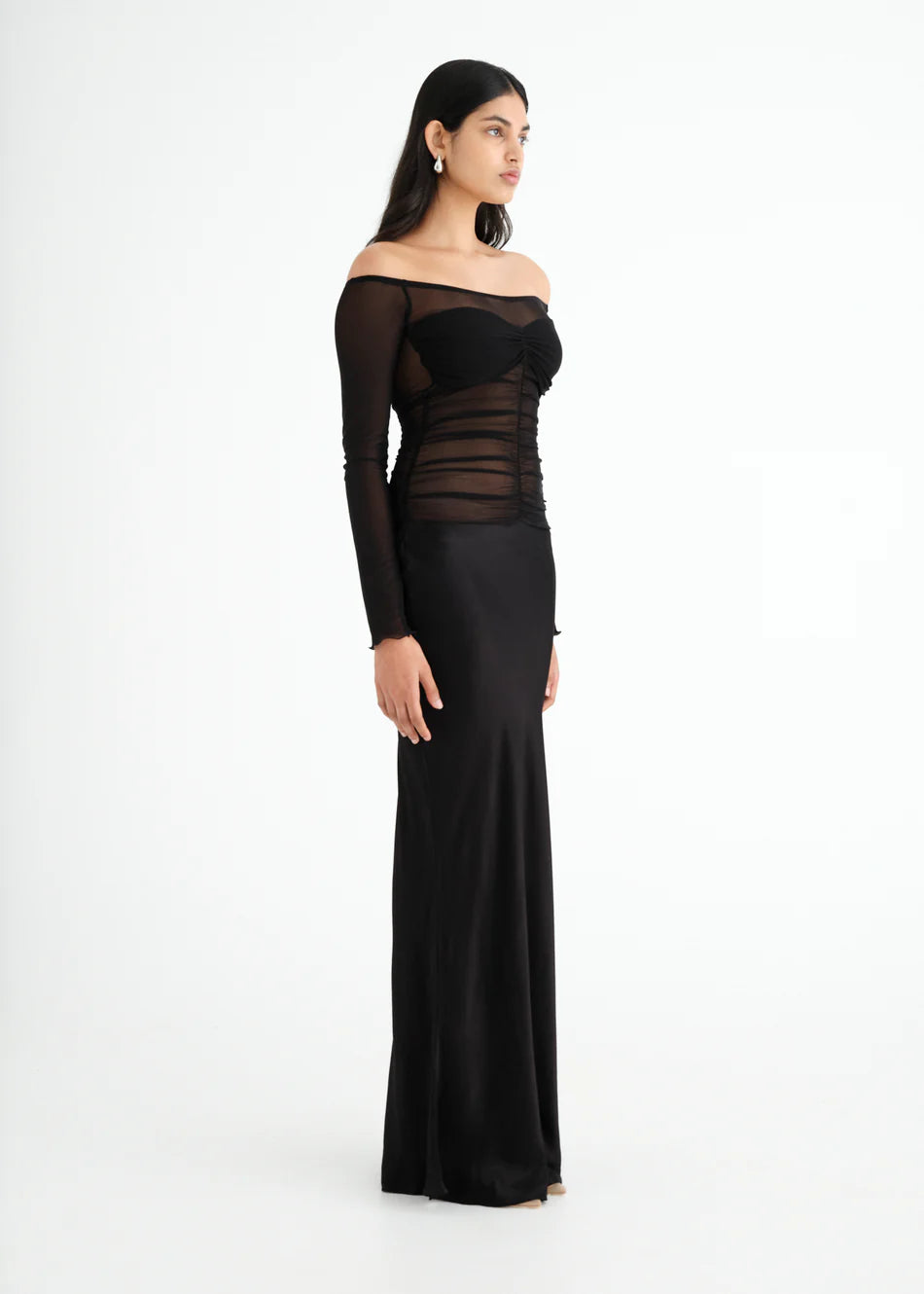 Hire BENNI Mayan Maxi Dress in Black