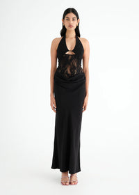 Hire BENNI Miko Maxi Dress in Black