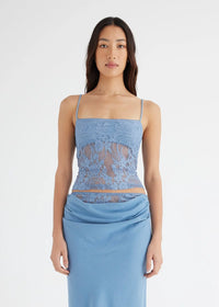 Hire BENNI Miko SET Skirt and Cami Top in Storm Blue