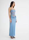 Hire BENNI Miko SET Skirt and Cami Top in Storm Blue