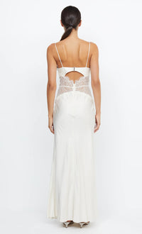 Hire Bec + Bridge Camille Celine Maxi Dress in Cream White