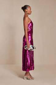 Hire CULT GAIA Tasmina Dress in Anemone Pink