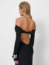 Hire EFFIE KATS Gwen Gown in Black