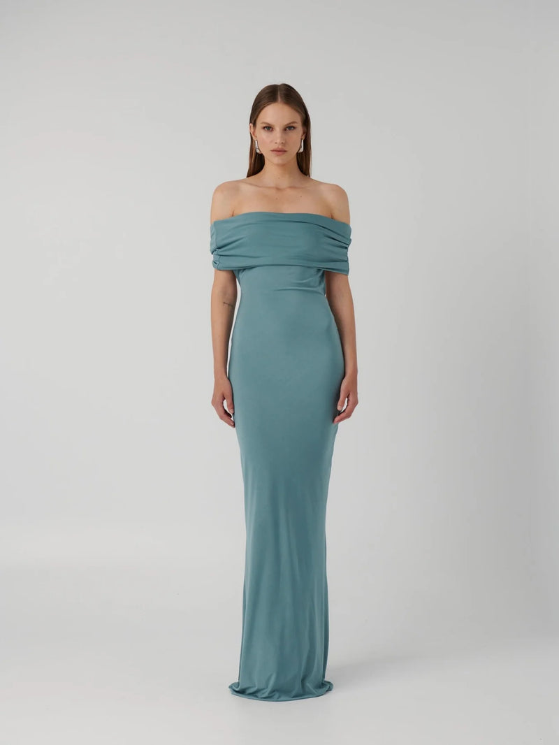 Hire EFFIE KATS Viela Gown in Eucalyptus