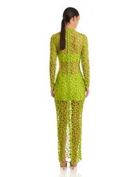 Hire ELIYA Kallum Gown Lime Green