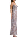 Hire HOUSE OF CB Azzurra Lace Godet Gown in Ice Blue