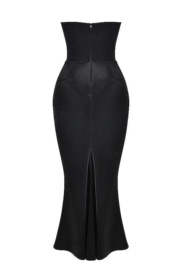 Hire HOUSE OF CB Persephone Black Strapless Corset Dress in Black ...