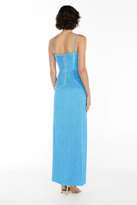 Hire MANNING CARTELL Double Time Pleat Dress In Cerulean Blue