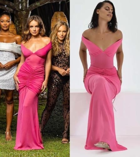 Hire NATALIE ROLT Marcella Gown in Pink