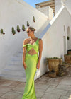 Hire NATALIE ROLT Tamika Gown in Lime