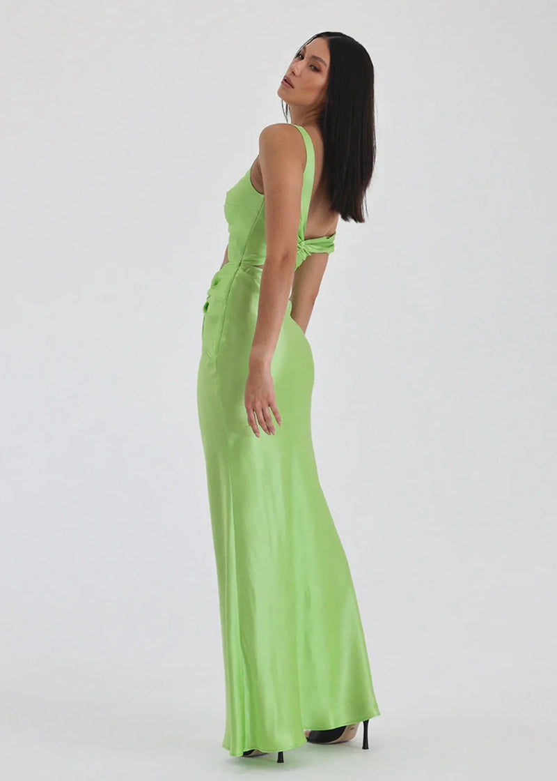 Hire NATALIE ROLT Tamika Gown in Lime