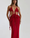 Hire Natalie Rolt Ariel Dress in Cherry Red