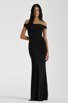 Hire Natalie Rolt Bettina Gown in Black